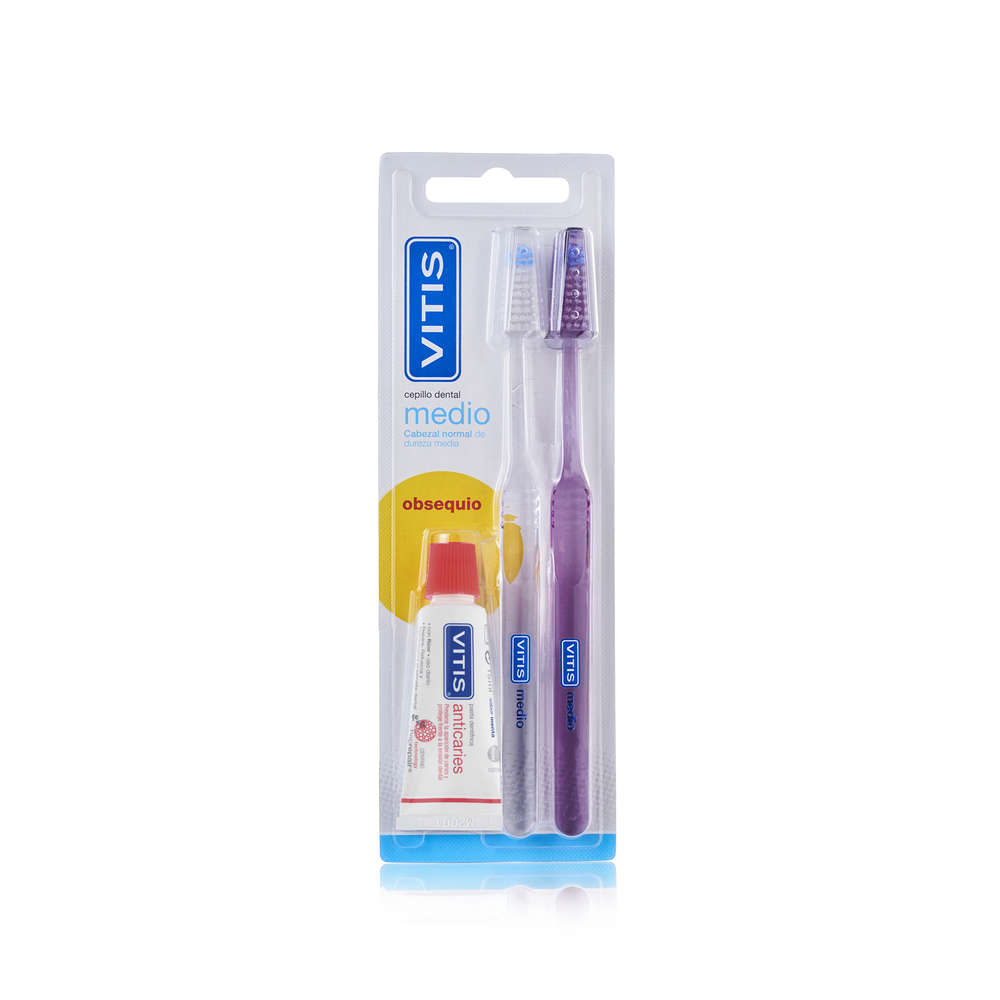 CEPILLO DENTAL ADULTO VITIS MEDIO DUPLO