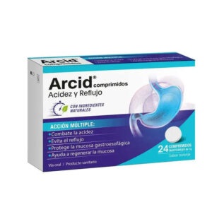 ARCID COMPRIMIDOS ACIDEZ Y REFLUJO 24 COMP