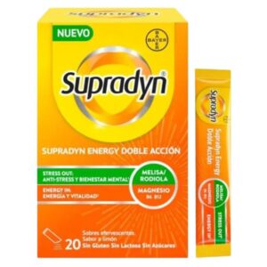 SUPRADYN ENERGY DOBLE ACCION 20 SOBRES EFERVESCENTES
