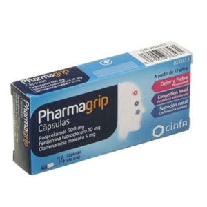 PHARMAGRIP CONGESTION Y SECRECION NASAL 14 CAPSULAS