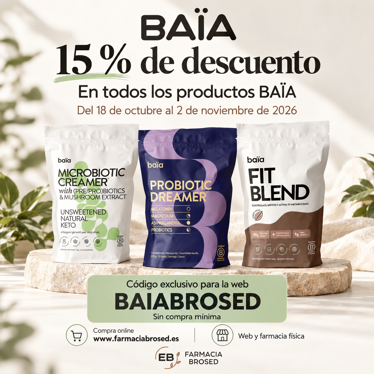 Promoción Baïa en Farmacia Brosed (1)